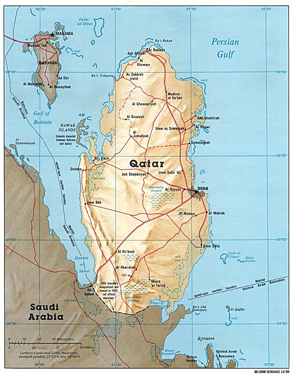 nya industriområdet qatar karta