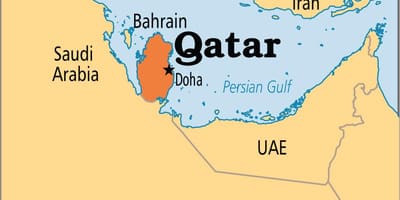 Karta över asien qatar